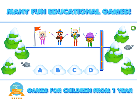 Kinderspellen:leer ABC-letters iPad app afbeelding 4