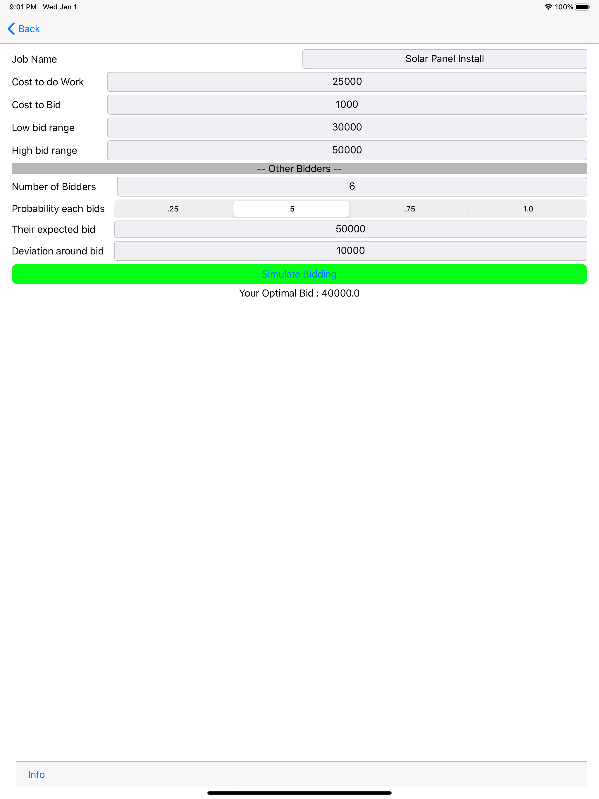 Bidding Jobs screenshot 4