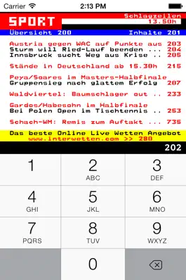 Game screenshot TeleGexx - ORF Teletext hack