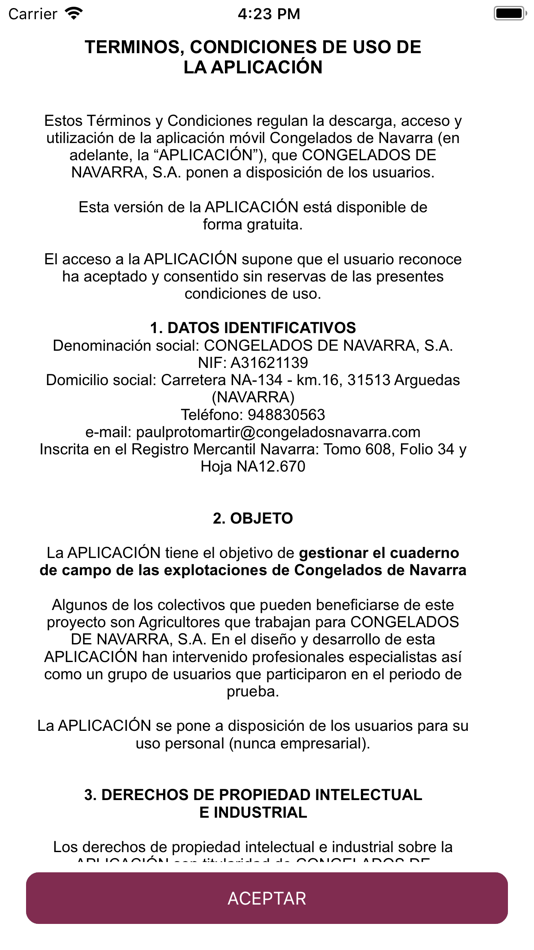 #1. Congelados de Navarra (iOS) 由: AGER TECHNOLOGY SL