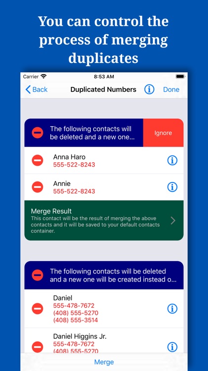 Backup And Manage Contacts screenshot-5