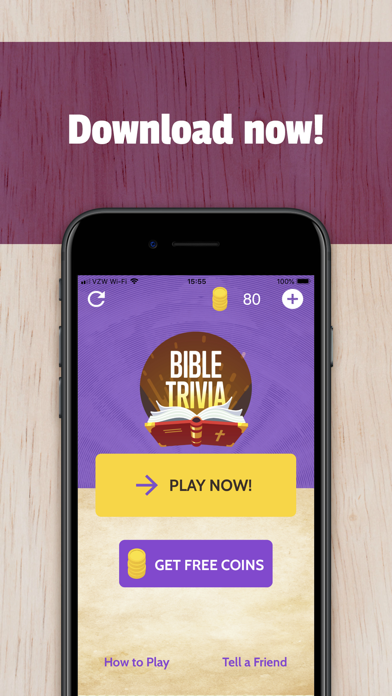 Screenshot #1 pour Bible Trivia App Game