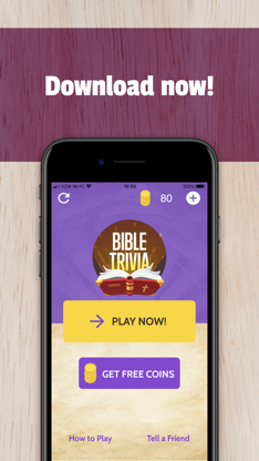Bible Trivia App Game screenshot 1