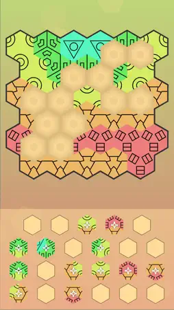 Aurora Hex - Pattern Puzzles screenshot 3