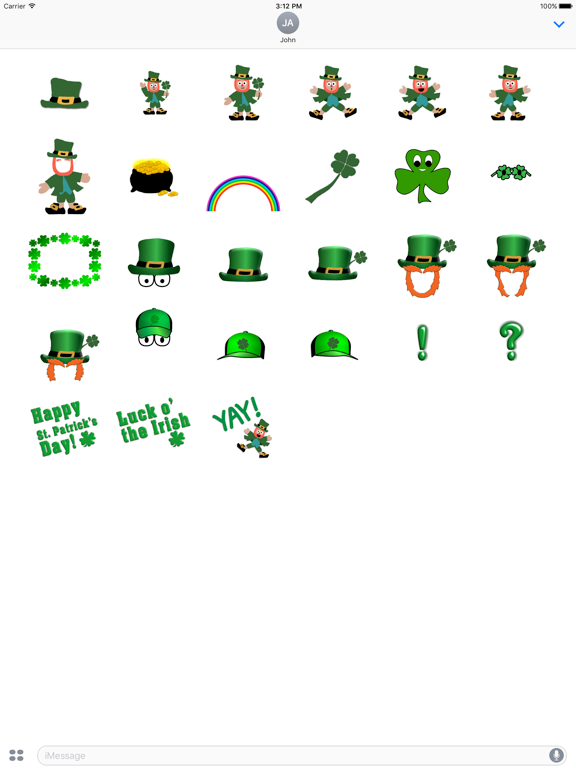 Screenshot #5 pour 5 Little Leprechauns Stickers