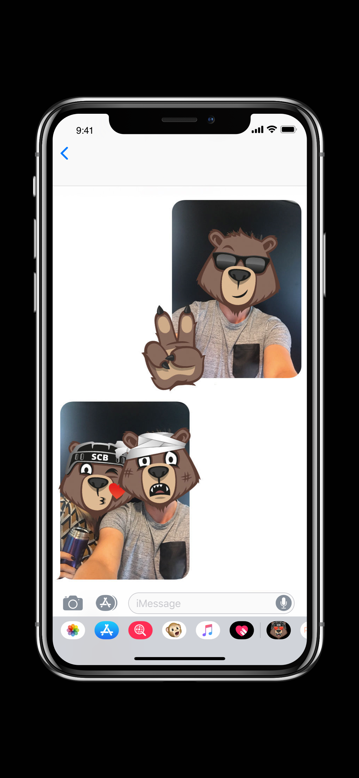 Bärmoji-Sticker - SC Bern