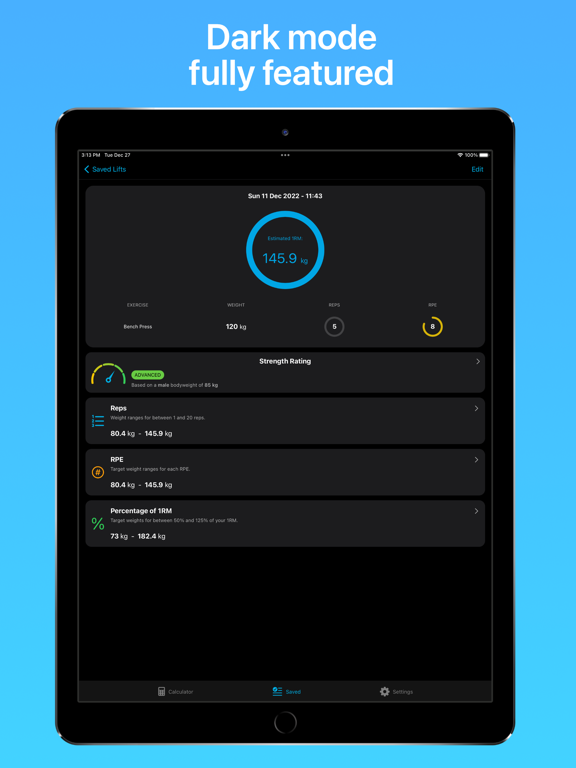 Rep Reserve iPad screenshot 9 - Health & Fitness app