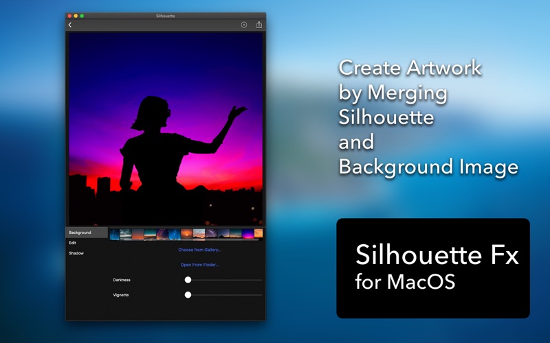 How to cancel & delete silhouette photo effect 1