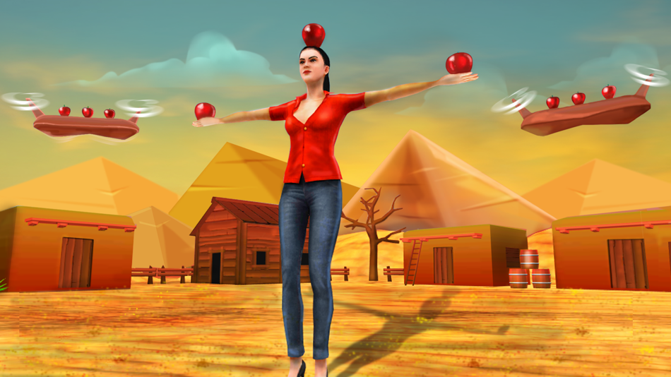 #4. Apple Shooter Girl: 3D Archery (iOS) 来自: out thinking limited