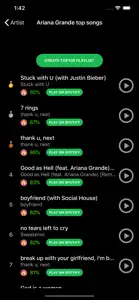 Top 100 for Spotify screenshot #3 for iPhone