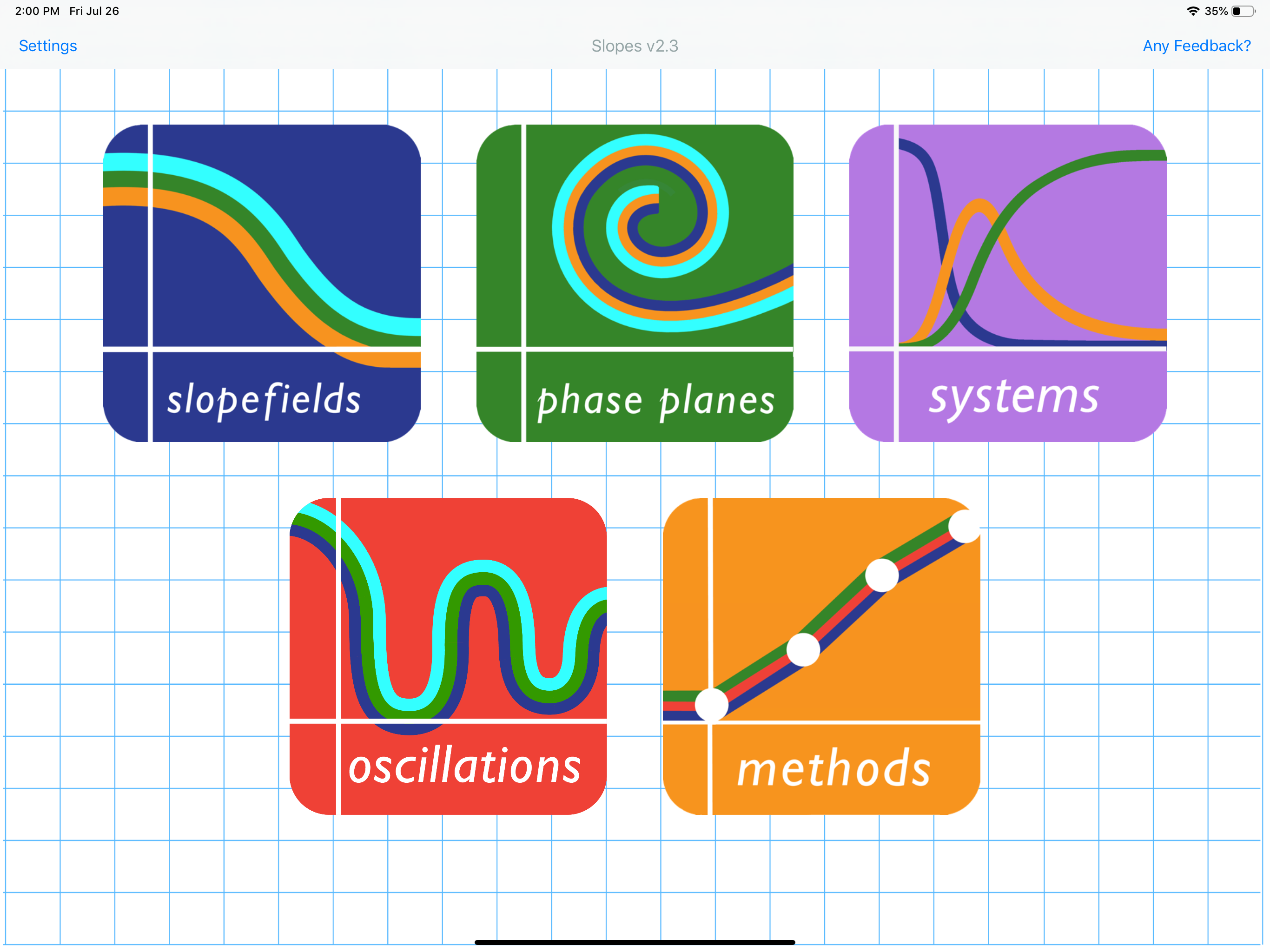 Slopes: Differential Equations