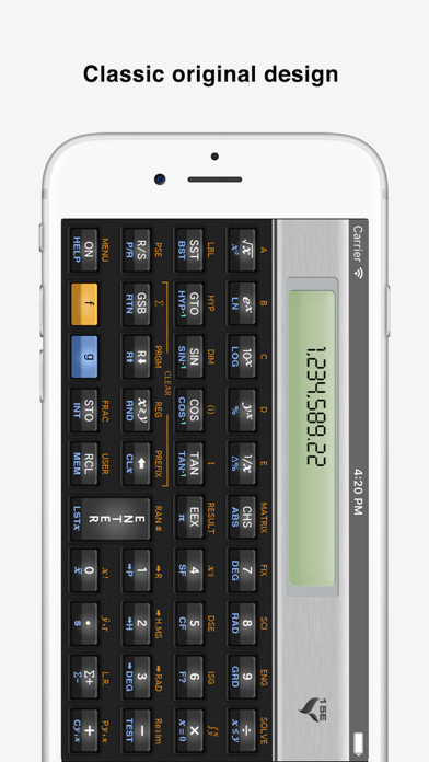 Screenshot #1 pour 15C Pro Scientific Calculator