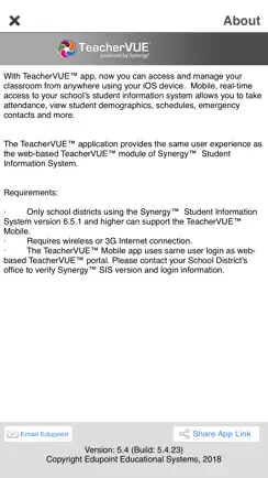 TeacherVUE iPhone image 1