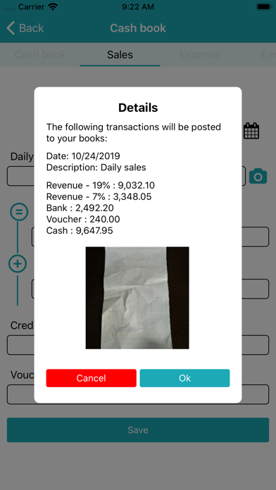 Screenshot #3 pour MoMoney - Your Cashbook App