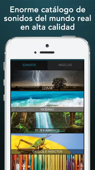 Captura de pantalla de Sonidos Para Dormir HQ en iPhone 4