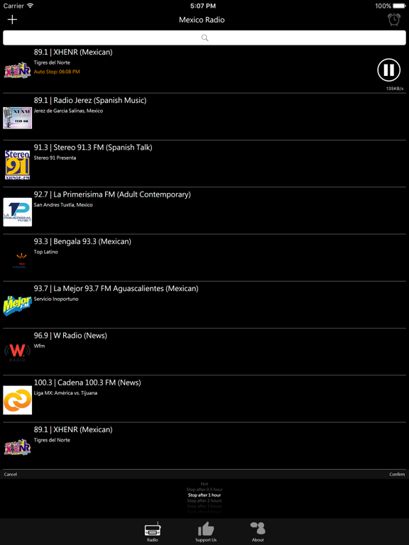 Mexican Radio iPad screenshot 3 - Entertainment app
