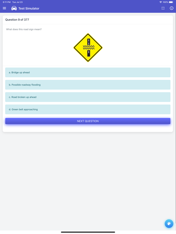 Alberta Driving Test - Class 7 iPad screenshot