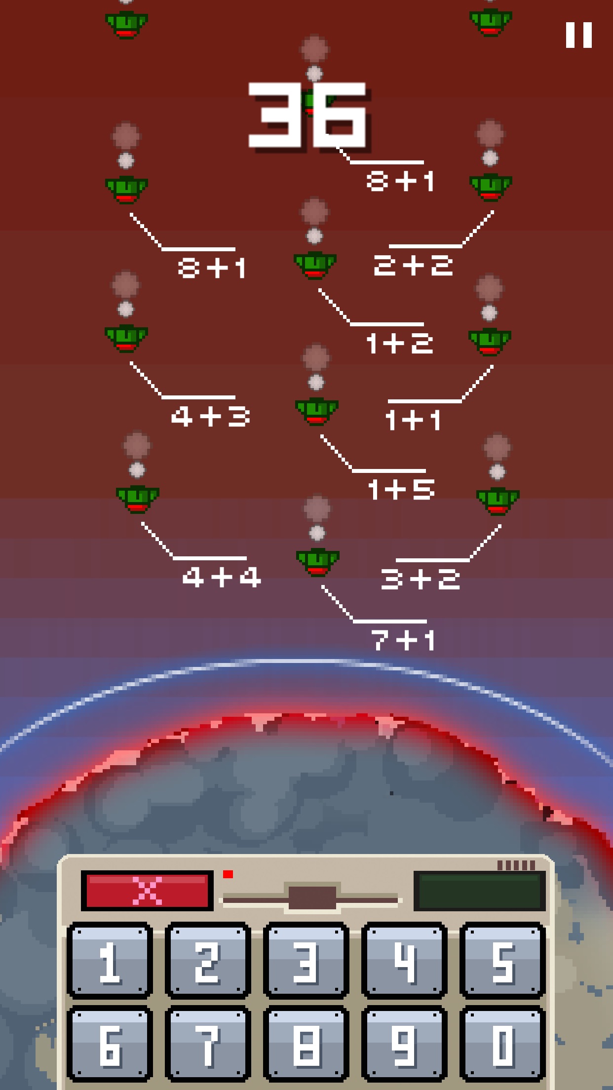 Screenshot do app Math Command: Earth Defense