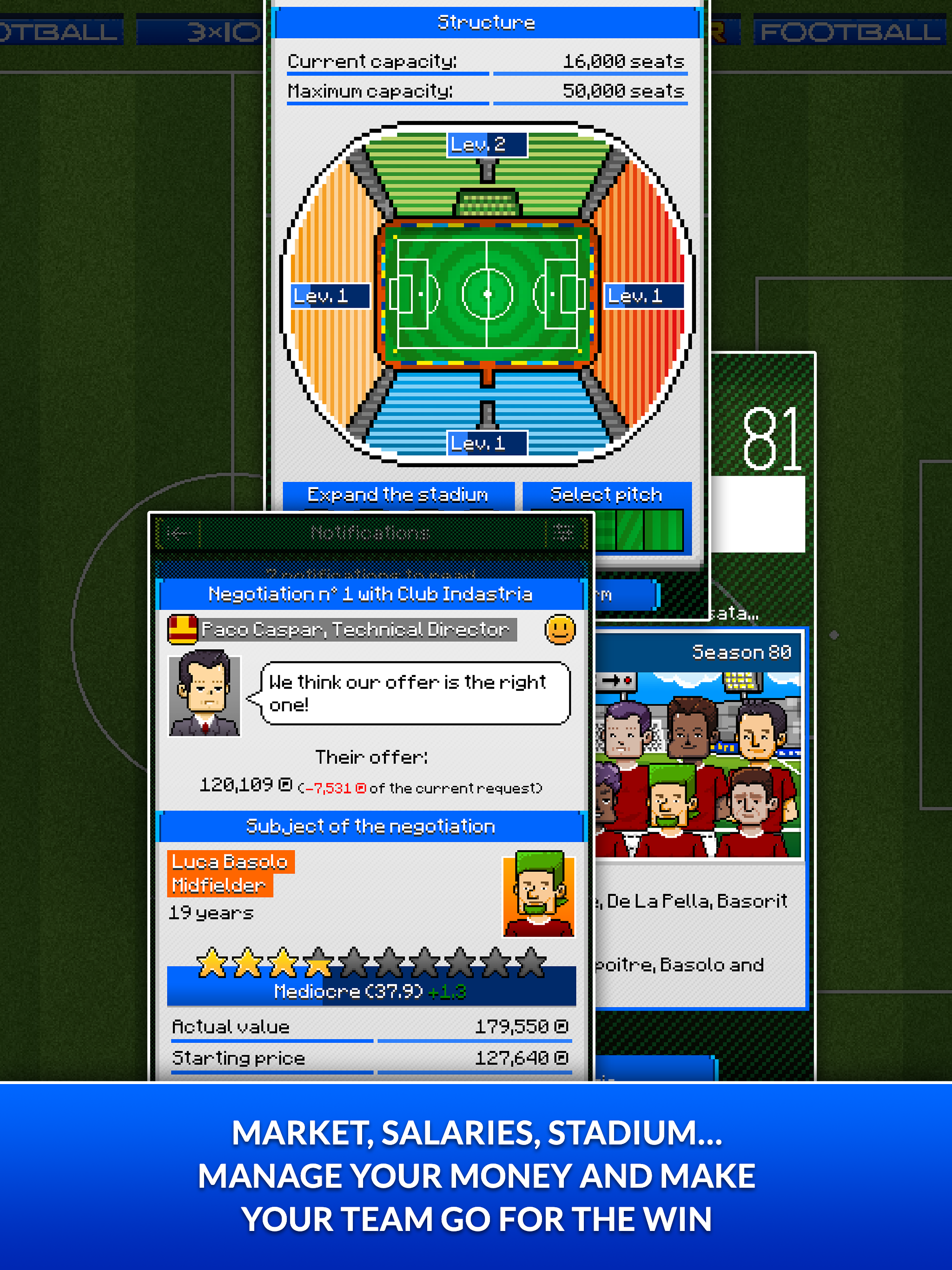 Pixel Manager: Football 2021 screenshot 9