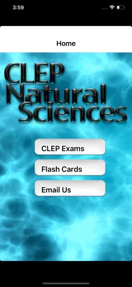 Game screenshot CLEP Natural Science Prep mod apk