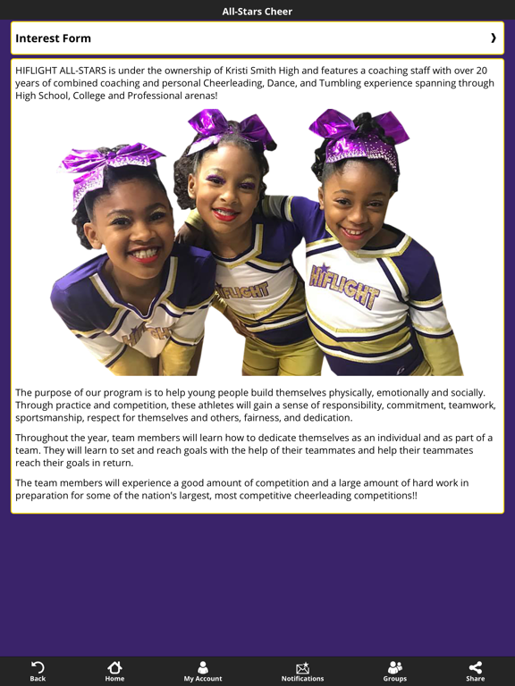 Kristi's Academy of Dance iPad screenshot 4 - Sports app