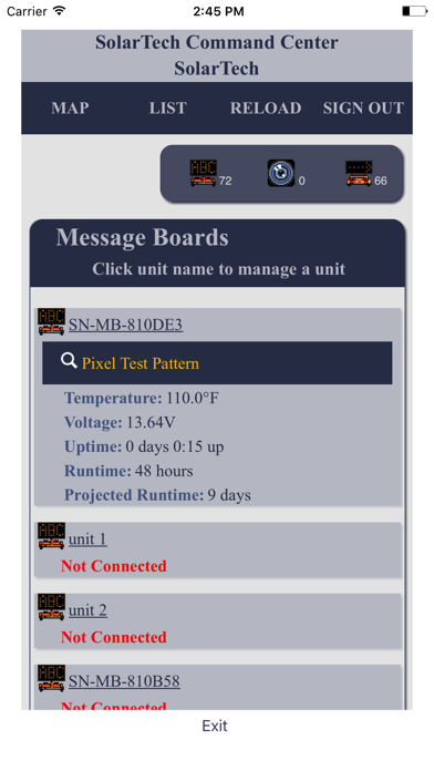 Command Center Mobile Screenshot