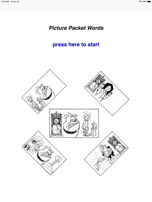 Picture Packets - Words app screenshot