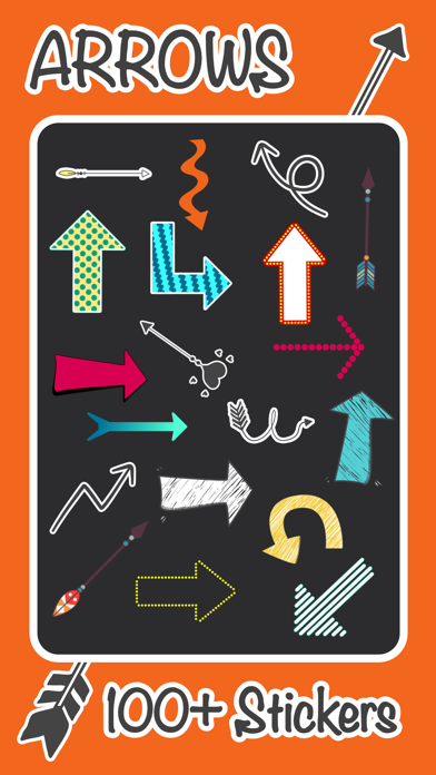 Screenshot #1 pour Arrows - Sticker Pack