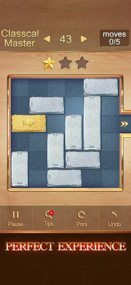 Golden Unblock Puzzle