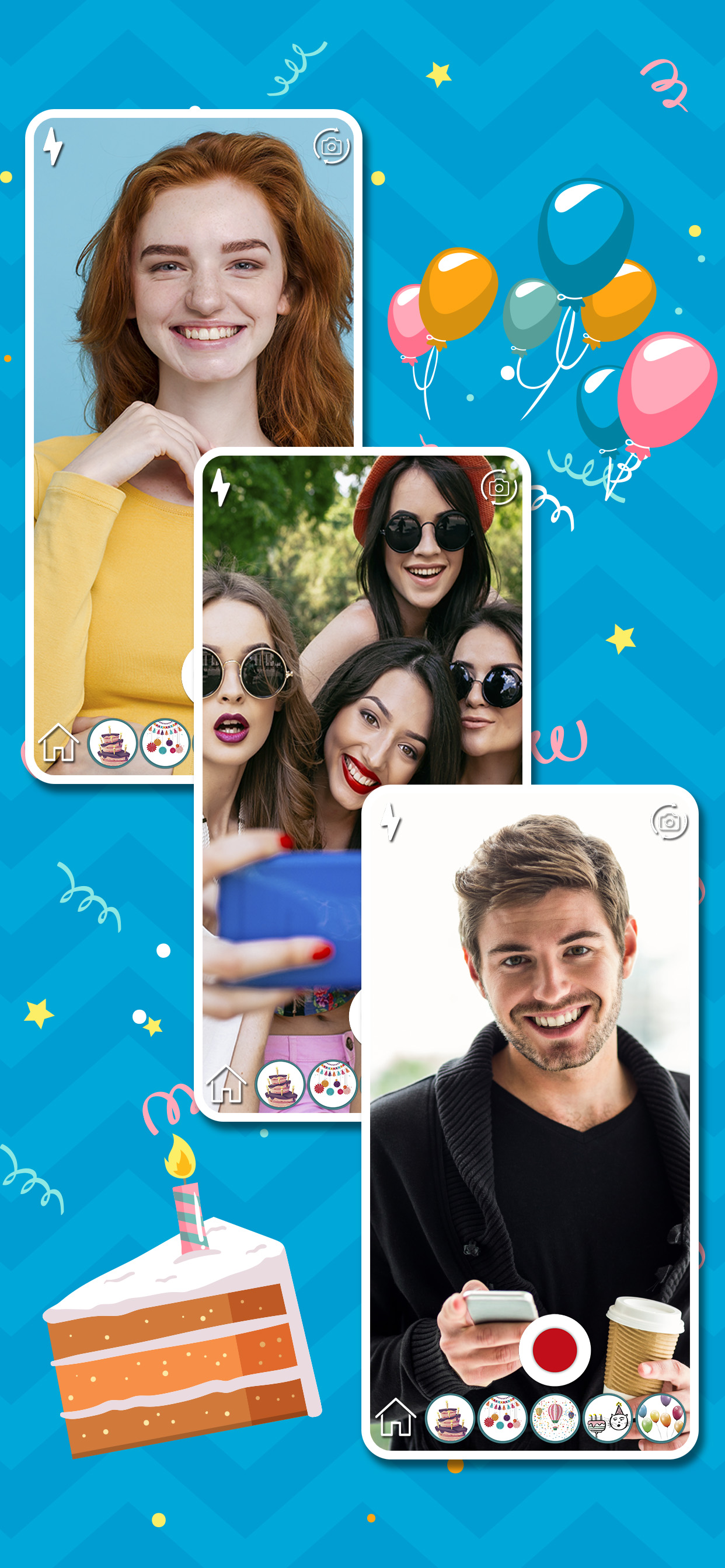 Birthday animations editor