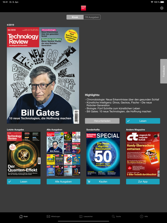 Screenshot #4 pour MIT Technology Review DE