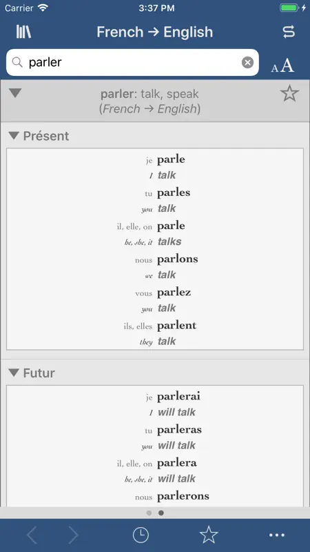 Collins French-English screenshot 2 of 3