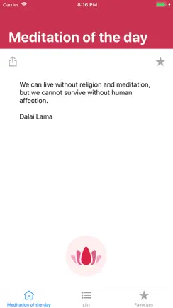 Meditation of the day iPhone image 4