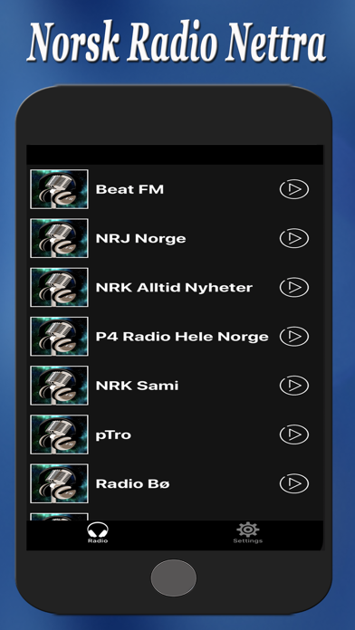 Screenshot #1 pour Norsk Radio Nettra