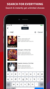 Tea TV Movies & Theater Finder screenshot