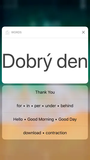 Words Notifications screenshot 2