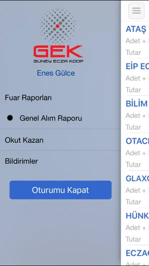 Gekvizyon Rapor screenshot 3
