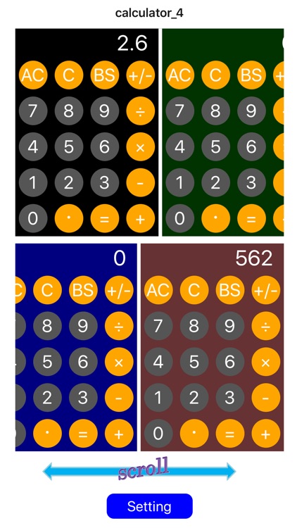 Multi calculator:tool,work