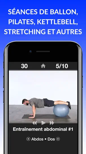 Capture d'écran de Entraînements Quotidiens sur iPhone 5
