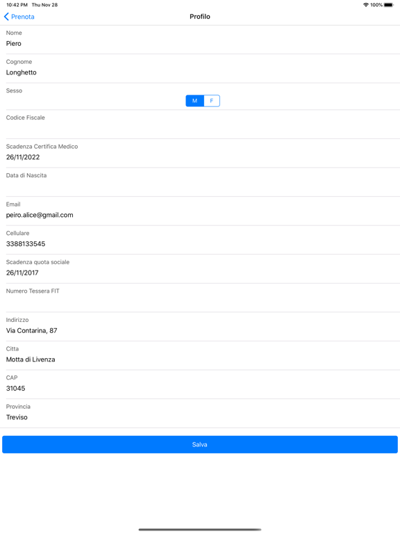 T.C. Sedico iPad screenshot