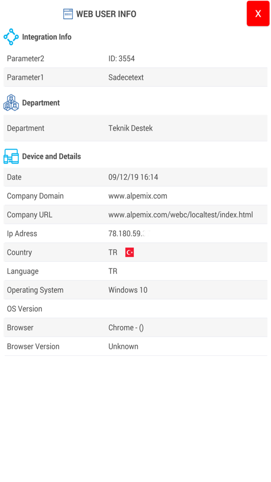 #4. Live chat support - alpemixWeb (iOS) 由: Teknopars Bilisim Teknolojileri