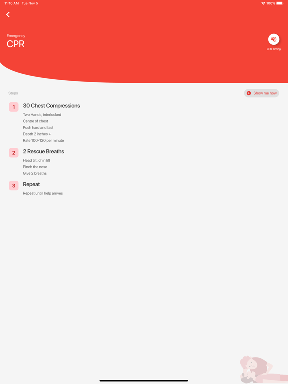 PG CPR iPad screenshot 4 - Medical app