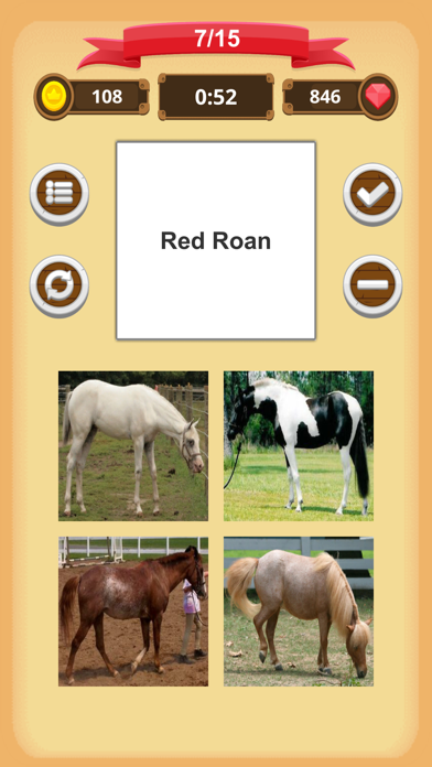 Horse Coat Colors - Quiz Screenshot