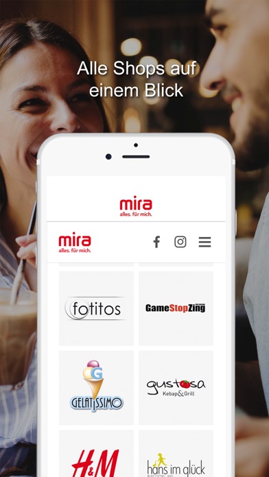 mira Einkaufszentrum Screenshot