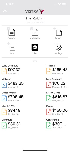 Vistra Expenses