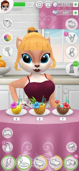 Game screenshot Говорящая Кошка Кими mod apk