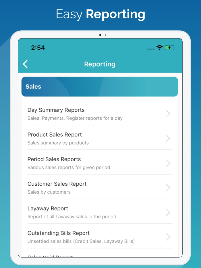 Ewity POS - Analytics
