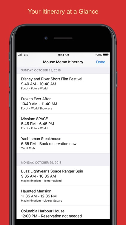 Mouse Memo Trip Organizer screenshot-7