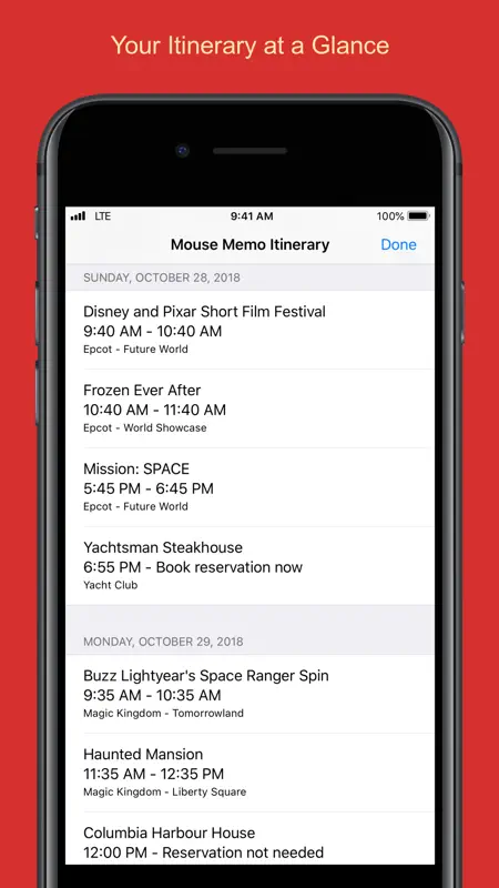 Mouse Memo Trip Organizer screenshot 8 of 8