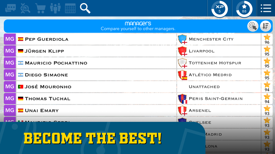 #8. Superstar Football Manager (iOS) โดย: Lazy Boy Developments